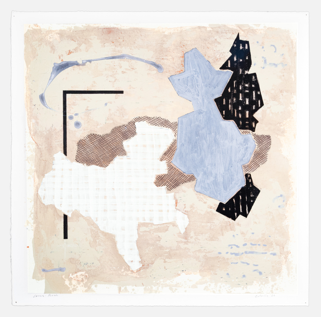 Pat Colville Conversations IX, 2025 acrylic on paper 22" x 22 1/4" PC 249