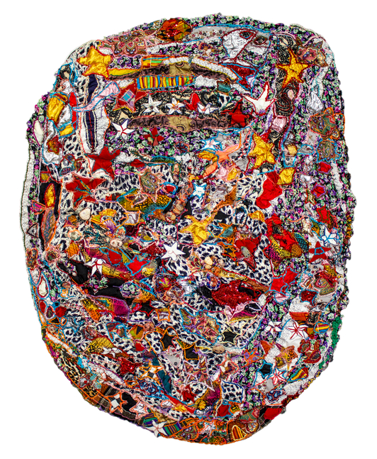 Elizabeth Talford Scott
Flower Garden, 1989&amp;nbsp;
Fabric, thread, mixed media
57 x 44 in. (144.8 x 111.8 cm)
Collection of Museum of Fine Arts, Boston, MA
&amp;copy; The Estate of Elizabeth Talford Scott at Goya Contemporary Gallery