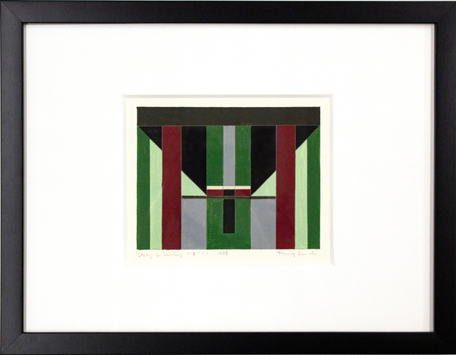 Fanny San&amp;iacute;n
Study for Painting No. 2 (5), 1989
Acrylic on paper
13.88 x 17.88 in. (35.2 x 45.4 cm)
Sani-1013-C