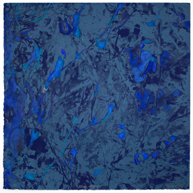 Soledad Salam&amp;eacute;
Blue Algae, 2025
Silkscreen and hand painting on Rives BFK paper
Paper: 19 x 19 in. (48.3 x 48.3 cm)
Frame: 23 x 23 in. (58.4 x 58.4 cm)
Edition 1 of 1
Sala-1343-C