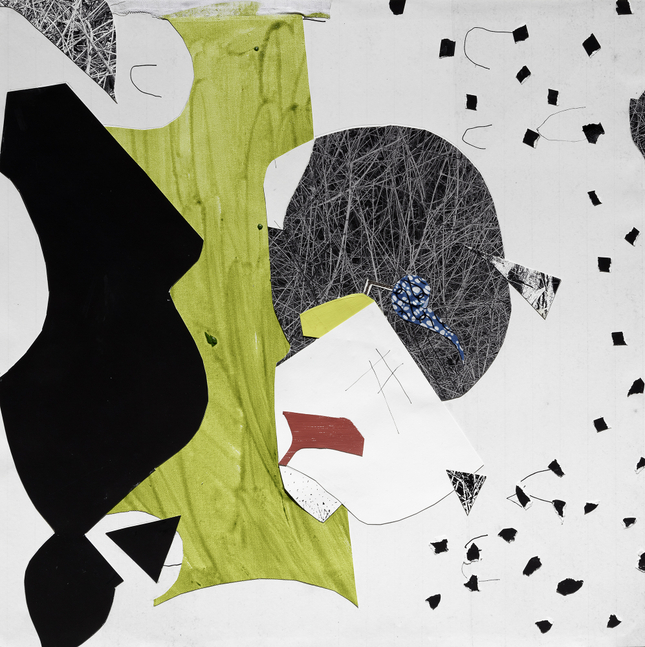 Scattered Thinking, 2025
Pigment prints, pen, fabric, acrylic, collage on board
24 x 24 in. (61 x 61 cm)
Smai-1638-C