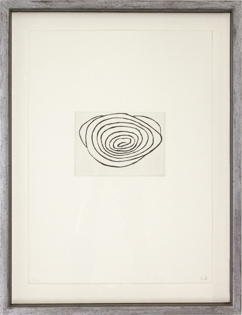 Louise Bourgeois&amp;nbsp;

To Hide,&amp;nbsp;1989-93

Drypoint

Paper: 19 1/2 x 14 in. (49.5 x 35.6 cm)

Frame: 24 x 18 1/4 in. (61 x 46.4 cm)

Edition 40 of 44

Bour-1002-O