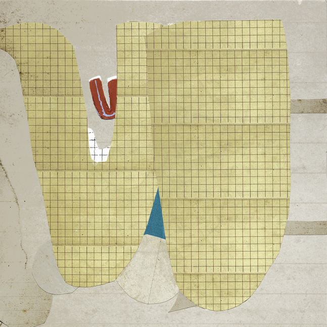 Instants Running by, 2025&amp;nbsp;
Digital print, pen, acrylic, collage on board
24 x 24 in. (61 x 61 cm)
Smai-1625-C