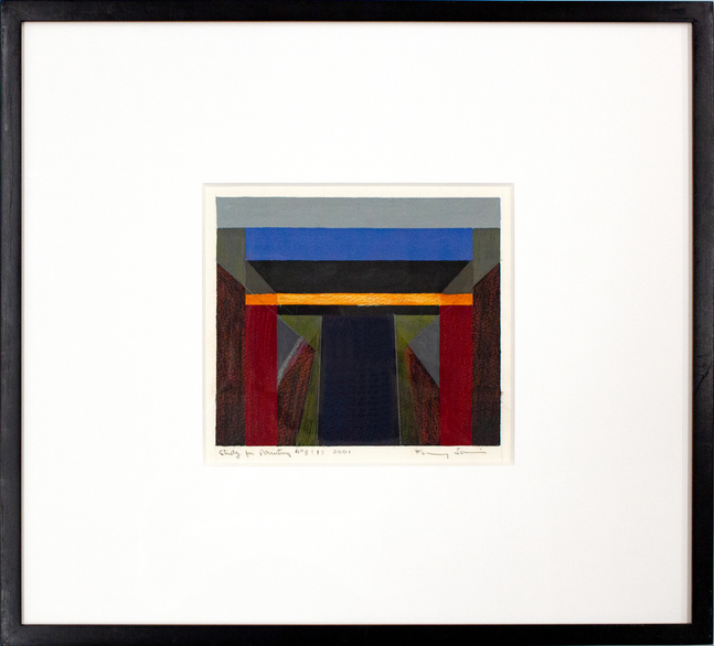 Fanny San&amp;iacute;n&amp;nbsp;
Study for Painting No. 3 (1), 2001
Marker and colored pencil on paper
18.81 x 20.81 in. (47.8 x 52.9 cm)
Sani-1015-C