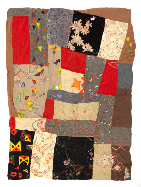 Elizabeth Talford Scott
50 Year Quilt, 1930-1980
Fabric, thread
97 x 67.5 in. (246.4 x 171.4 cm)

&amp;copy; The Estate of Elizabeth Talford Scott and The Joyce J. Scott Artist Trust and Archives, Courtesy Goya Contemporary Gallery and The Artist Legacy Project
Collection of the National Museum of African American History and Culture, Washington, DC