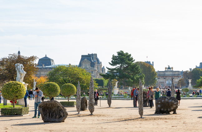 Installation views of sculptures bay Jean-Marie Appriou