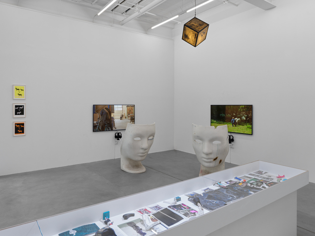 Installation view, Valentin Carron, The Slope (Works 2005 &amp;ndash; 2026), Galerie Eva Presenhuber, Maag Areal, Zurich, 2026