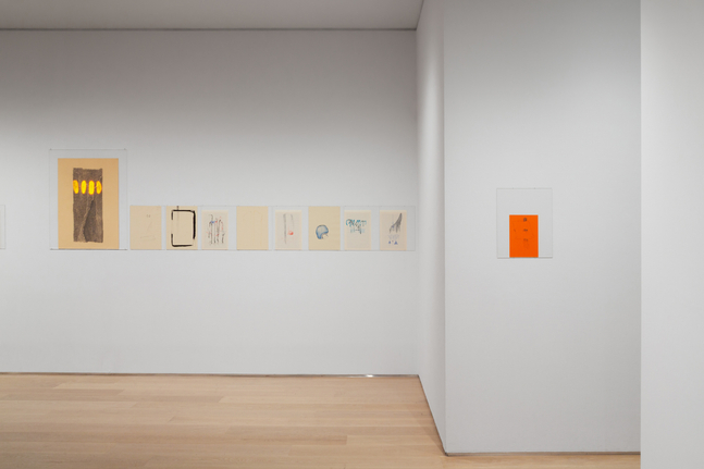 Installation view, Trisha Donnelly, Drawing Center, New York, 2025
