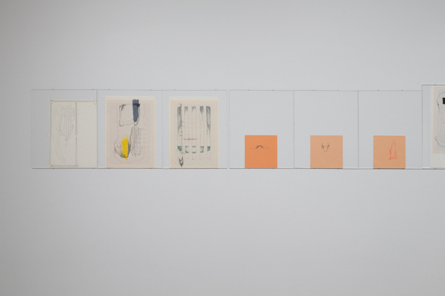 Installation view, Trisha Donnelly, Drawing Center, New York, 2025