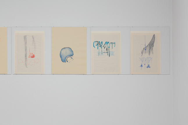 Installation view, Trisha Donnelly, Drawing Center, New York, 2025