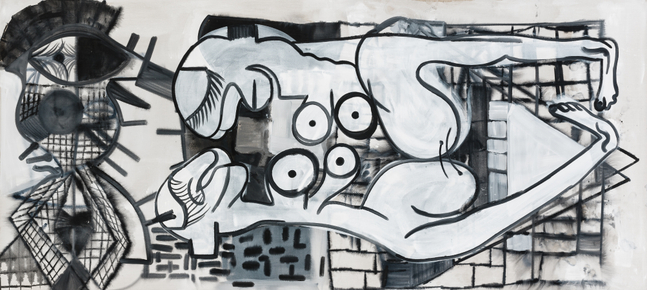 Painting by Tobias Pils