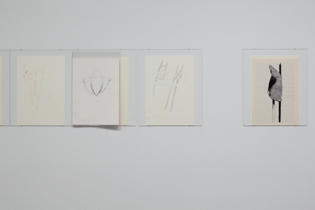 Installation view, Trisha Donnelly, Drawing Center, New York, 2025