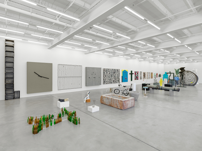 Installation view, Valentin Carron, The Slope (Works 2005 &amp;ndash; 2026), Galerie Eva Presenhuber, Maag Areal, Zurich, 2026