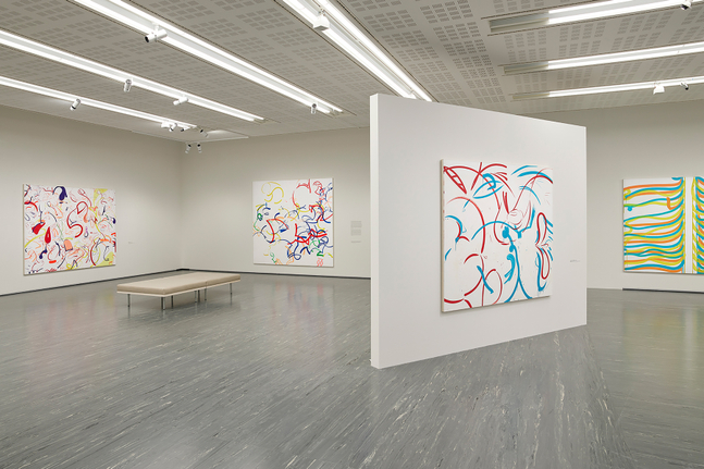 Installation view, Sue Williams, WHAT NOW, Belvedere 21, Vienna, 2026
Photo: Johannes Stoll