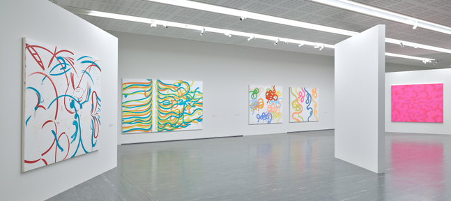 Installation view, Sue Williams, WHAT NOW, Belvedere 21, Vienna, 2026
Photo: Johannes Stoll