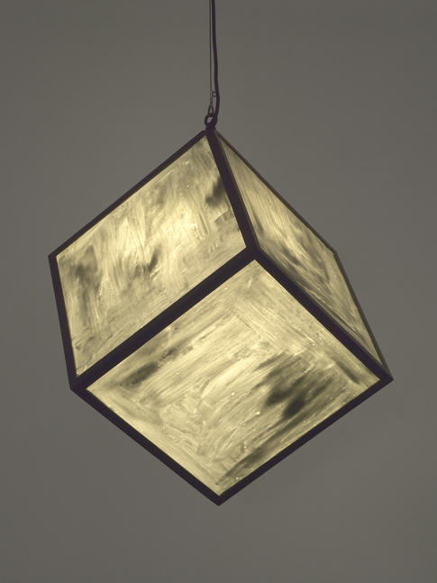 L&amp;ouml;wenZorn

2010

Black lacquered steel, painted and baked milk glass

Unique

33 x 33 x 33 cm / 13 x 13 x 13 in

&amp;copy; Valentin Carron