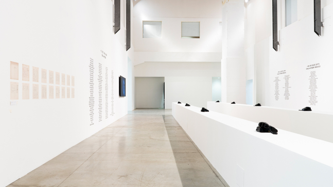 Installation view, John Giorno, The Performative Word, MAMbo, Bologna, 2026. Photo: Ornella De Carlo