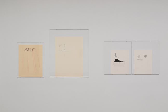 Installation view, Trisha Donnelly, Drawing Center, New York, 2025