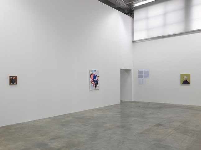 Installation view of works by Ugo Rondinone