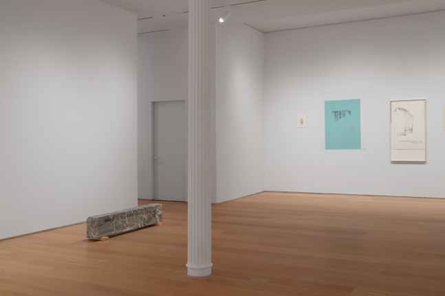 Installation view, Trisha Donnelly, Drawing Center, New York, 2025