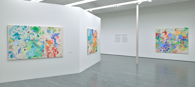 Installation view, Sue Williams, WHAT NOW, Belvedere 21, Vienna, 2026
Photo: Johannes Stoll