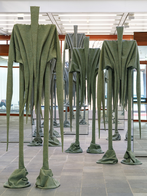 Installation view, Sandra Mujinga, Skin to Skin, Belvedere 21, Vienna, 2026