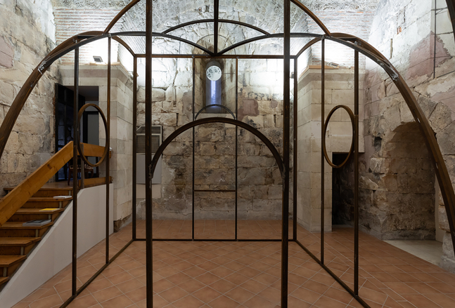 Installation view, Oscar Tuazon, The Ultimate Environment, Galerija Kula, Split, 2026
Photo: Glorija Lizde