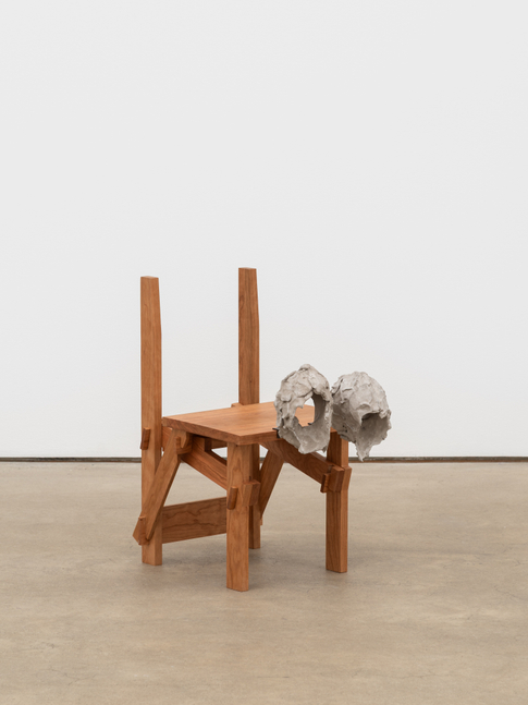 Yu Ji
Play Know Attention - MEDIUM, 2026
cherry wood, metal joint, concrete
24 x 13 x 23 ins.
61 x 33 x 58.4 cm