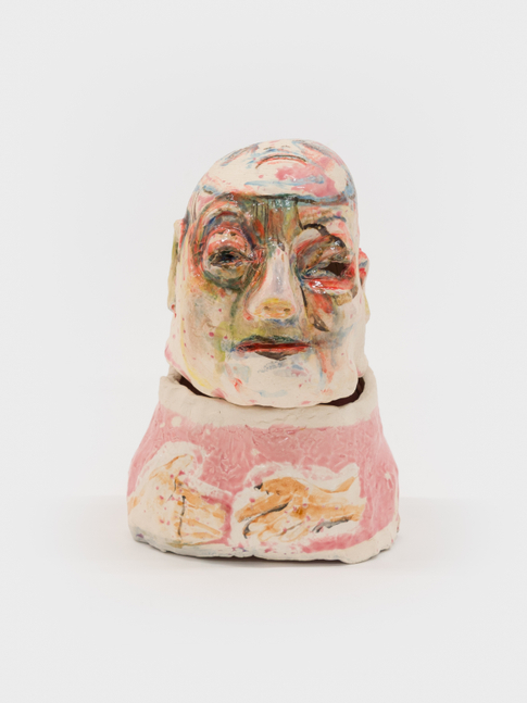 Judy Glantzman
Crazy Head, 2024
glazed ceramic
10 x 6 1/2 x 7 1/2 ins.
25.4 x 16.5 x 19.1 cm