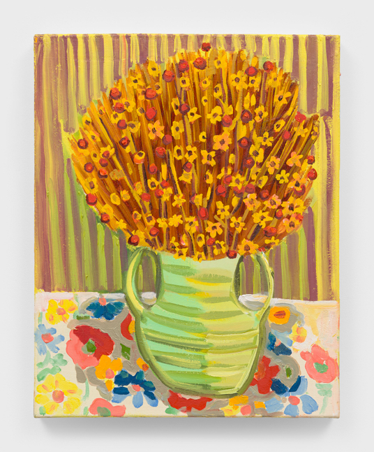 Judith Linhares
Forsythia, 2024
oil on linen
20 x 16 ins.