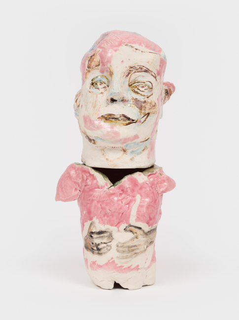 Judy Glantzman
Pink Man, 2024
glazed ceramic
10 x 5 x 4 ins.
25.4 x 12.7 x 10.2 cm