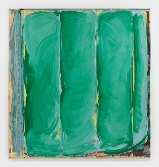 Julia Rommel
Body Shop, 2025
oil on linen
82 x 78 ins.
208.3 x 198.1 cm