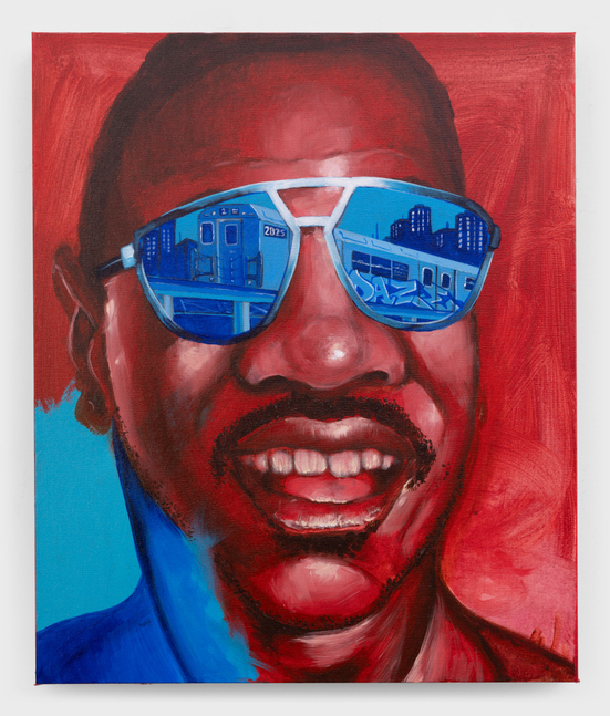 Chris &amp;quot;Daze&amp;quot; Ellis
Innervisions, 2025
acrylic on canvas
24 x 20 ins.
61 x 50.8 cm