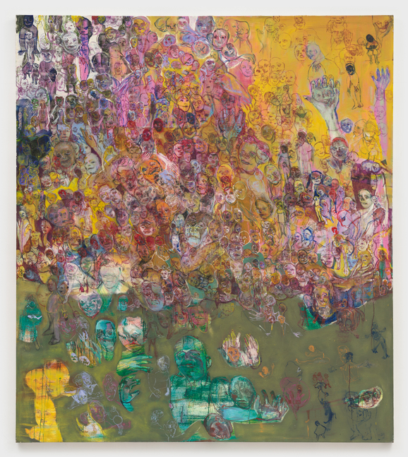 Judy Glantzman
The Garden, 2004
oil on canvas
90 x 80 ins.
228.6 x 203.2 cm