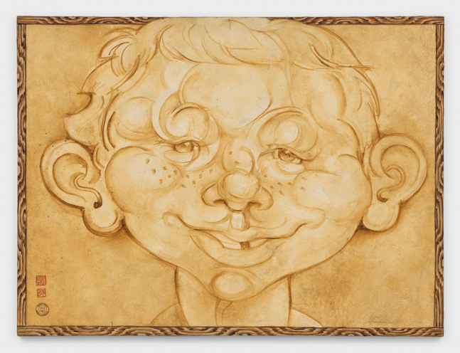 Martin Wong
Untitled (Alfred E. Newman), c. 1978-1979
acrylic on canvas
36 x 48 ins.
91.4 x 121.9 cm