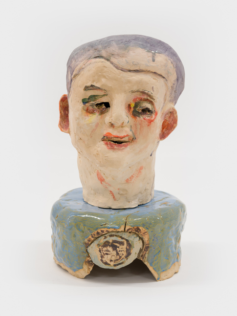 Judy Glantzman
Big Purple Headed, 2025
glazed ceramic
15 1/2 x 8 3/4 x 9 1/4 ins.
39.4 x 22.2 x 23.5 cm