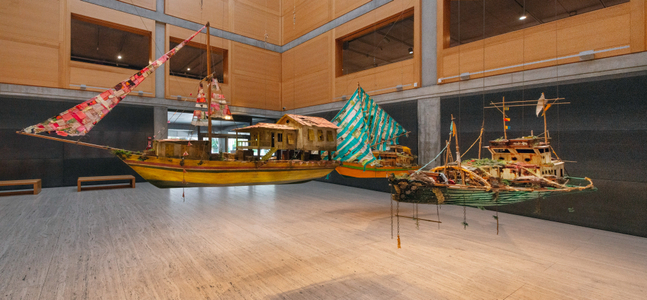 Hew Locke: Passages (Installation View) Yale Center for British Art, New Haven, CT, October 2, 2025 &amp;ndash; January 11, 2026