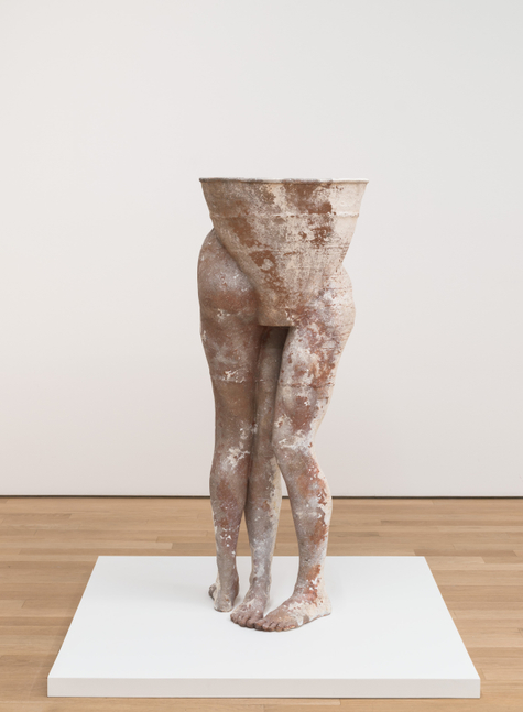 Clementine Keith-Roach
Herm, 2024
terracotta vessel, plaster, wood, steel, epoxy putty and acrylic paint
50 x 20 1/8 x 20 7/8 ins.
127 x 51 x 53 cm