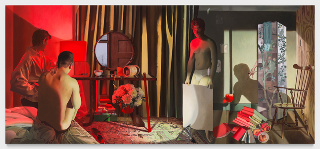 Kyle Dunn
Parlor, 2025
acrylic on wood panel
63 x 142 ins.
160 x 360.7 cm