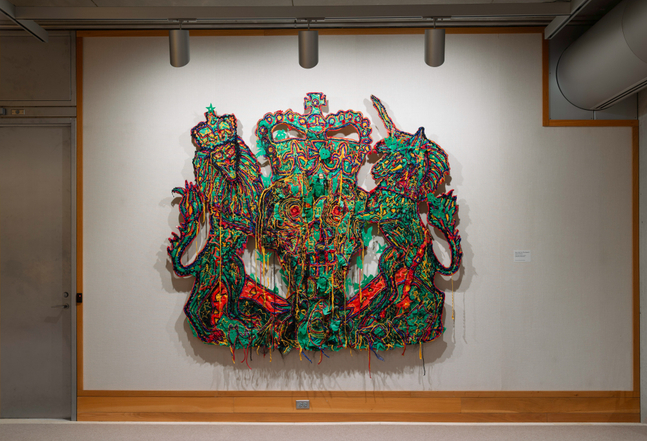 Hew Locke: Passages (Installation View) Yale Center for British Art, New Haven, CT, October 2, 2025 &amp;ndash; January 11, 2026