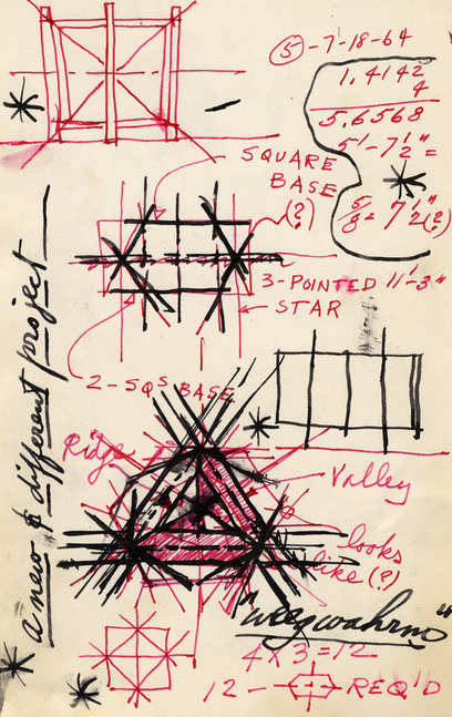 Untitled, 1964
Ink on cardstock
8 &amp;times; 5 in. (20.3 &amp;times; 12.7 cm)