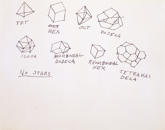 No Stars, 1965
Ink on paper
7 15/16 &amp;times; 10 in. (20.2 &amp;times; 25.4 cm)