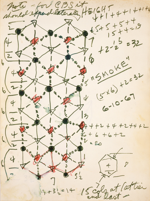 Smoke, 1967
Ink on paper
12 &amp;times; 9 in. (30.5 &amp;times; 22.9 cm)