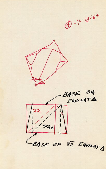 Untitled, 1964
Ink on cardstock
8 &amp;times; 5 in. (20.3 &amp;times; 12.7 cm)