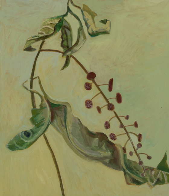 Mayberry, 2023, oil on panel, 15 x 13 inches