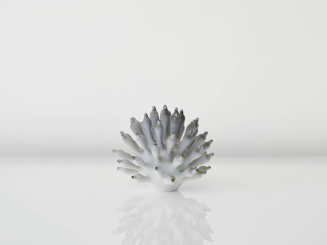 EVA ZETHRAEUS

Small Grey Capsula with Platinum Details, 2025

Glazed porcelain, platinum

6.75&amp;quot; H x 7.75&amp;quot; Dia.