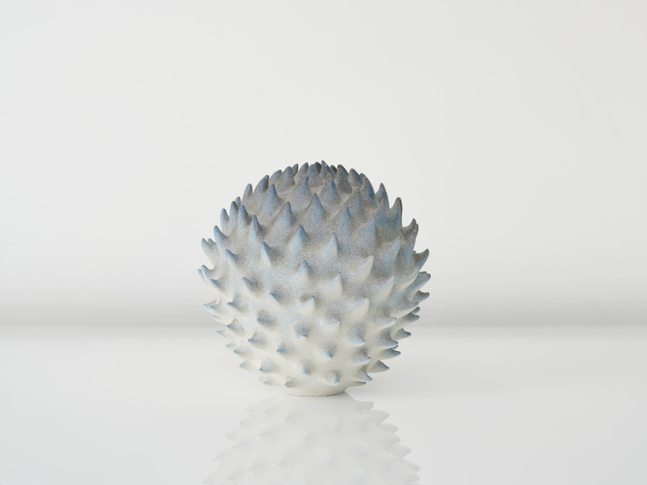 EVA ZETHRAEUS

Blue Grey Pod, 2025

Glazed porcelain

10.5&amp;quot; H x 10.25&amp;quot; Dia.