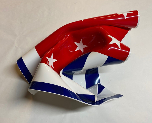 Day One/1:30 p.m., 2025

Silkscreened formed acrylic from a 2&amp;#39; x 3&amp;#39; acrylic sheet