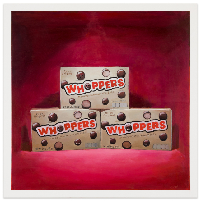 Stephen Coyle Whoppers, 2025 alkyd on panel 24 x 24 in.