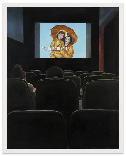 Stephen Coyle Singing in the Rain, 2025 alkyd on panel 30 x 24 in.